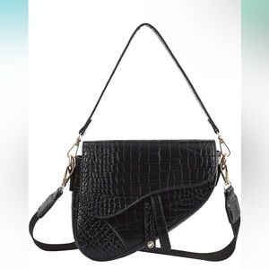 Black Saddle Bag